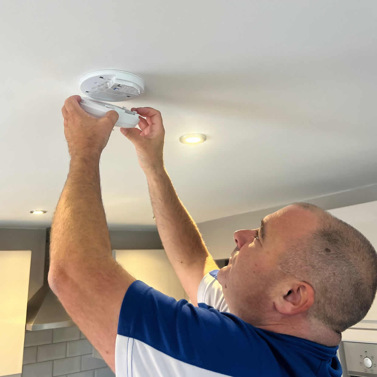 Professional smoke and heat alarm installation in Cannock